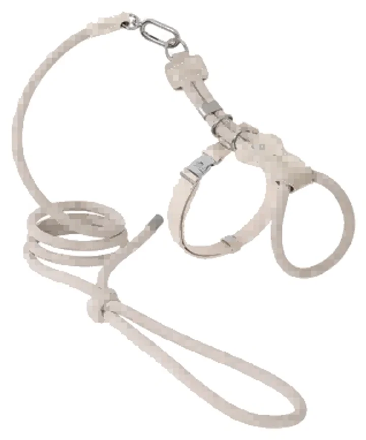 Leather Round Rope Cat Harness & Leash Set view 1