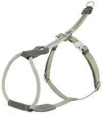 Leather Round Rope Dog Harness + Leash view 1