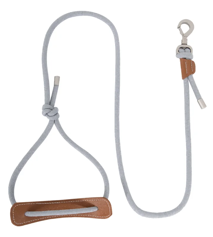 Leather Round Rope Dog Harness + Leash view 6
