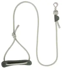 Leather Round Rope Dog Harness + Leash view 3