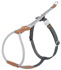Leather Round Rope Dog Harness + Leash view 4