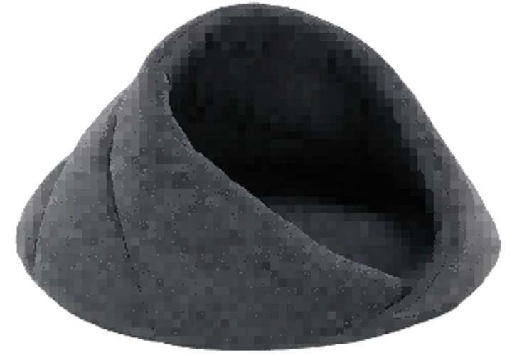 Polar Fleece Semi-Enclosed Pet Bed view 3