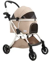 One-Hand Fold Lightweight Pet Stroller view 1