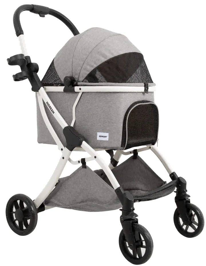 One-Hand Fold Lightweight Pet Stroller view 2
