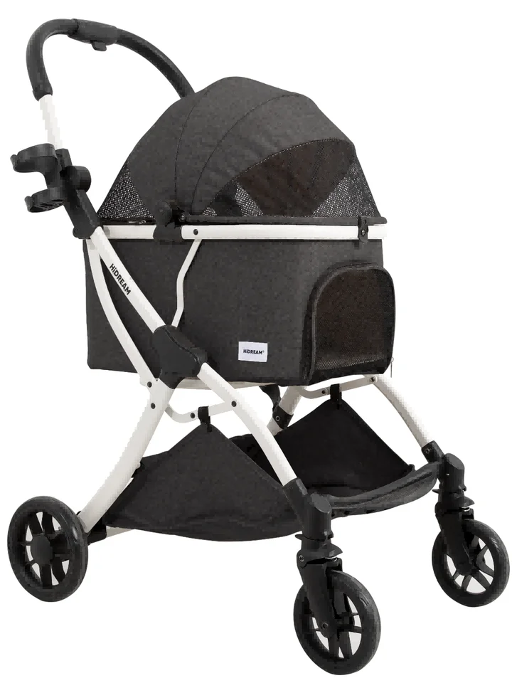 One-Hand Fold Lightweight Pet Stroller view 3