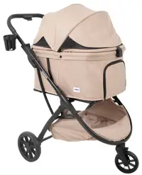 Large-Capacity One-Hand Fold Pet Stroller view 1