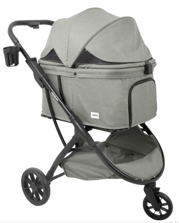 Large-Capacity One-Hand Fold Pet Stroller view 2
