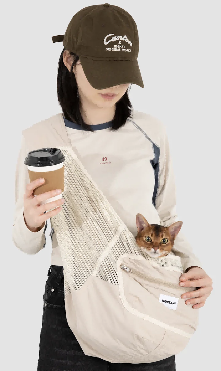 Pet Mesh Breathable Sling Bag view 2